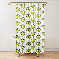 Surprised Toy Alien Shower Curtain