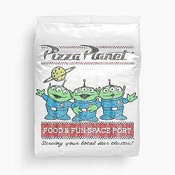 Disney Pixar Toy Story Pizza Planet Aliens Duvet Cover