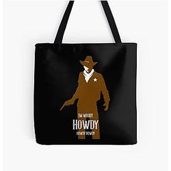 Toy Story Cowboy I'm Woody Howdy All Over Print Tote Bag