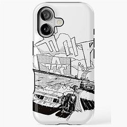 Initial D Like Trackmania - Downhill Pursuit iPhone Tough Case