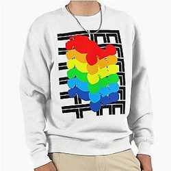 TrackMania United Forever Colors Pop Art Black Logo Pullover Sweatshirt