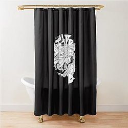 Initial D Like Trackman Car Shower Curtain