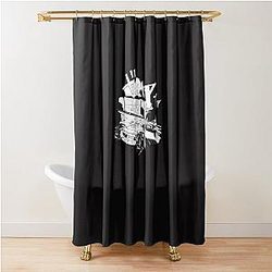Initial D Like Trackmania Downhill Pursuit Shower Curtain