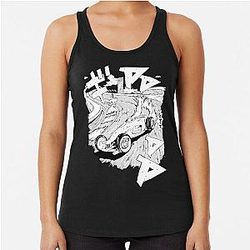 Initial D Trackmaniac Car Racerback Tank Top