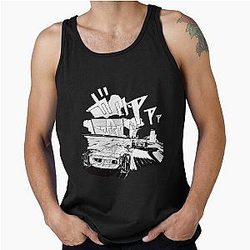 Initial D Like Trackmania Downhill Pursuit Tank Top