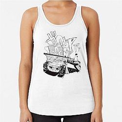 Initial D like Trackmania Downhill pursuit Racerback Tank Top