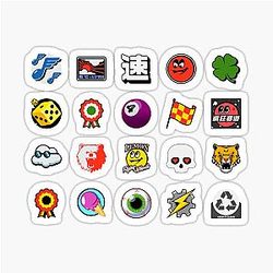 Trackmania Turbo Sticker Sheet 4