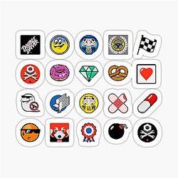 Trackmania Turbo Sticker Sheet 3