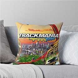 Turbo Trackmania Throw Pillow
