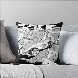 Initial D like Trackmania car Throw Pillow