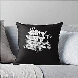 Initial D Like Trackmania Downhill Pursuit Throw Pillow