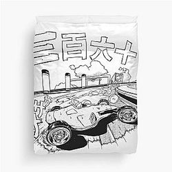 Trackmania 360 Ice Slide Duvet Cover
