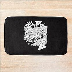 Initial D Like Track Mania Car Bath Mat