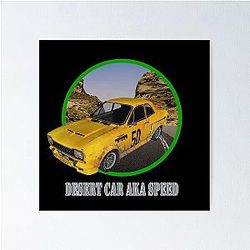 Desert Car Trackmania Poster