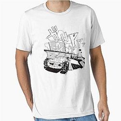 Initial D vs Trackmania - Downhill Pursuit Essential T-Shirt