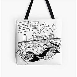 Trackmania 360 Ice Slide Tote Bag