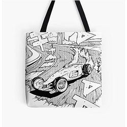 Initial D like Trackmania car All Over Print Tote Bag