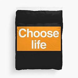 Choose Life Trainspotting Duvet Cover
