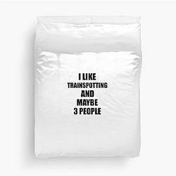 Trainspotting Lover Funny Gift Idea Duvet Cover