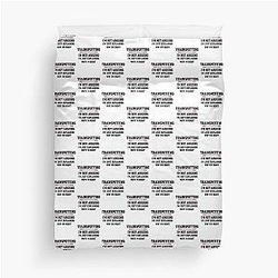 Trainspotting I'm Not Arguing Duvet Cover