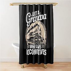 Trainspotting Railway Designs for Train Lovers Shower Curtain
