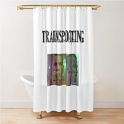 Trainspotting Shower Curtain