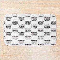 Trainspotting I'm Not Arguing Bath Mat