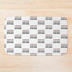 Trainspotting Silences The Voices in My Head Bath Mat