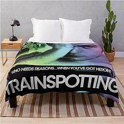 Trainspotting Metal Print Throw Blanket