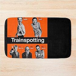 Trainspotting Bath Mat