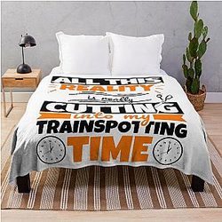 Trainspotting Throw Blanket