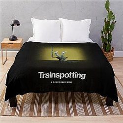 Trainspotting Poster Throw Blanket