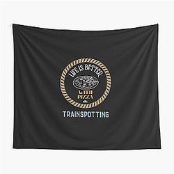 Life is better with pizza tapestry