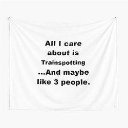Trainspotting Gift Tapestry