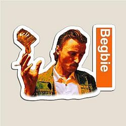 Begbie throws a Glass of Beer - Scene from Trainspotting Magnet