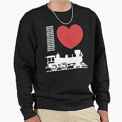 I Love Trainspotting Train Lover Pullover Sweatshirt