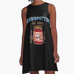Trainspotting Is a Line Dress