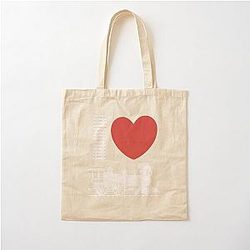 I Love Trainspotting Train Lover Cotton Tote Bag