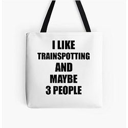Trainspotting Lover Funny Gift I Like Hobby All Over Print Tote Bag