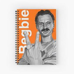 Trainspotting Begbie Robert Carlyle Spiral Notebook