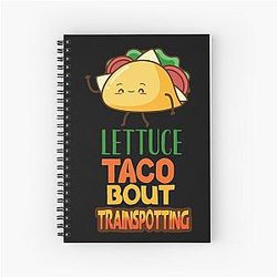 Lettuce Taco Spiral Notebook