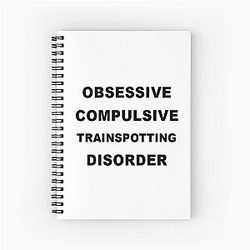Trainspotting Gift Spiral Notebook