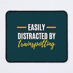 Easily Distracted By Trainspotting Perfect Gift for Hobby Mouse Pad