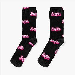 Begbie Cult Film Trainspotting Retro Typography Design Socks