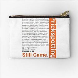 Prickspotting- Still Game take on Trainspotting Zipper Pouch