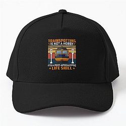 Trainspotting Retro Train Lover Baseball Cap