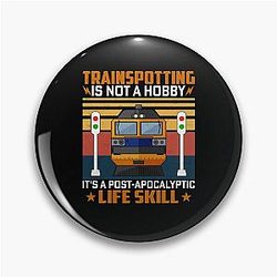 Train Spotter Pin