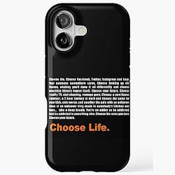 T2 Trainspotting Choose Life Tough Case