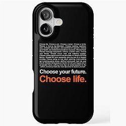 Trainspotting 2 Choose Life Quote Essential iPhone Tough Case