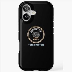 Life is Better with Pizza and Trainspotting iPhone Case